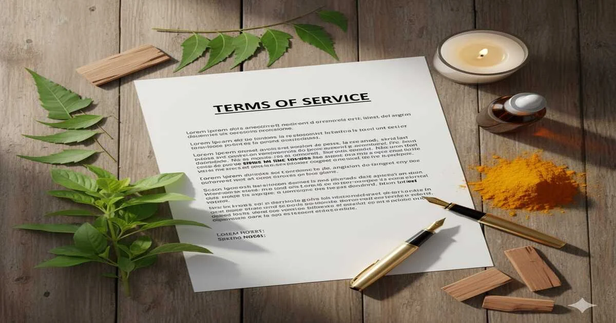 Terms and Conditions for Yoga and Ayurvedic Wellness Website